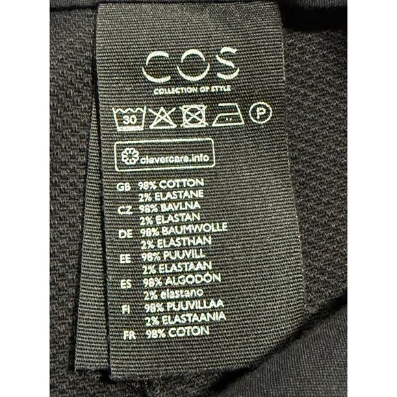COS Collection of Style Ankle Pants Womens 4 EU 34 Black Stretch 282721 03280135 - Picture 9 of 12